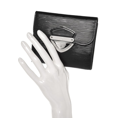 Louis Vuitton Electric Epi Joey Wallet Black 2 of 6