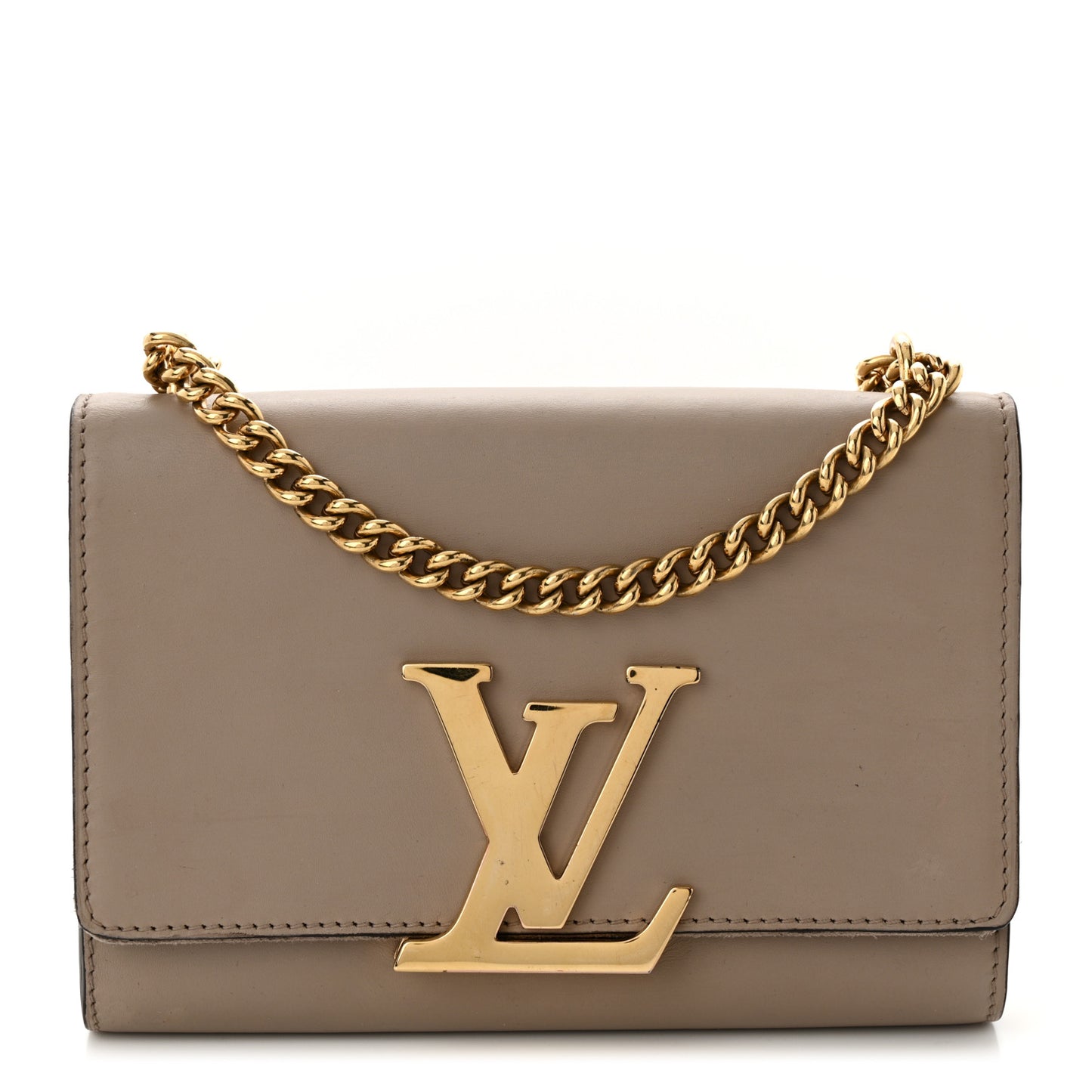 Calfskin Chain Louise MM Gris