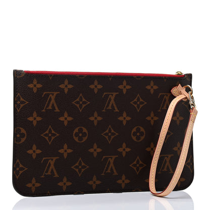 Louis Vuitton Monogram Neverfull MM GM Pochette Cherry 2 of 4