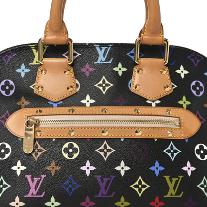 Louis Vuitton Monogram Multicolor Alma PM Black 7 of 9