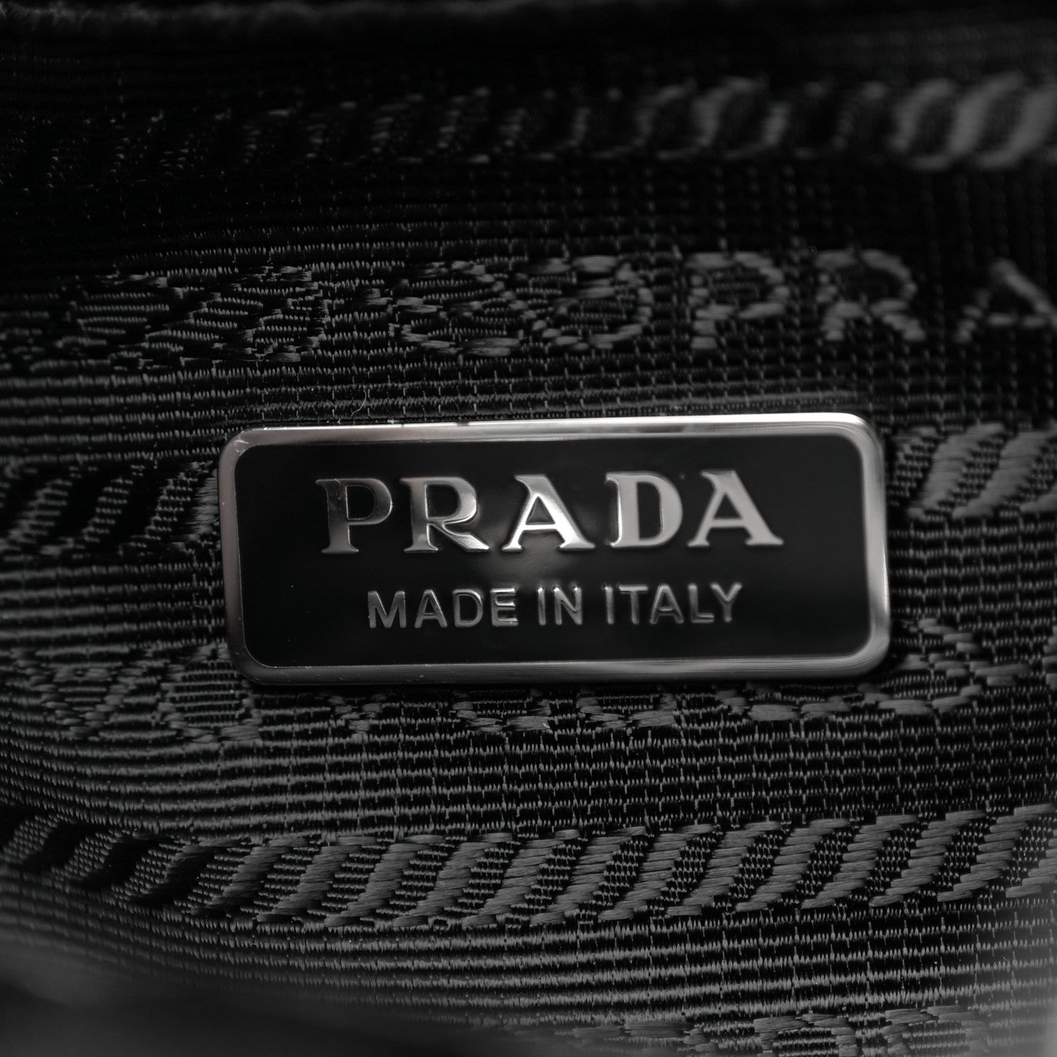 Prada Satin Crystal Metal Triangle Logo Mini Re-Edition 1978 Bucket Bag Crystal 6 of 11