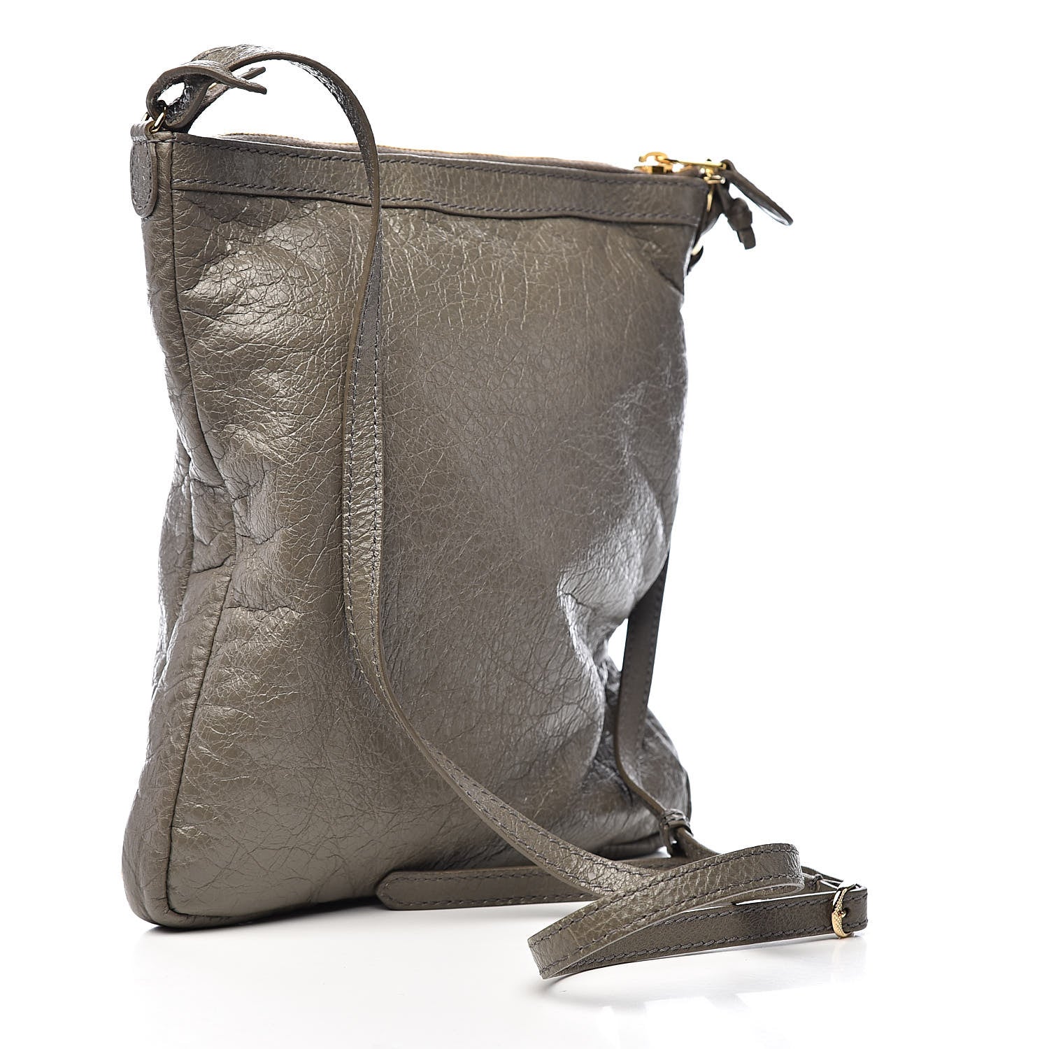 Balenciaga Agneau Giant 12 Gold Hardware Flat Crossbody Beige Liege 3 of 10