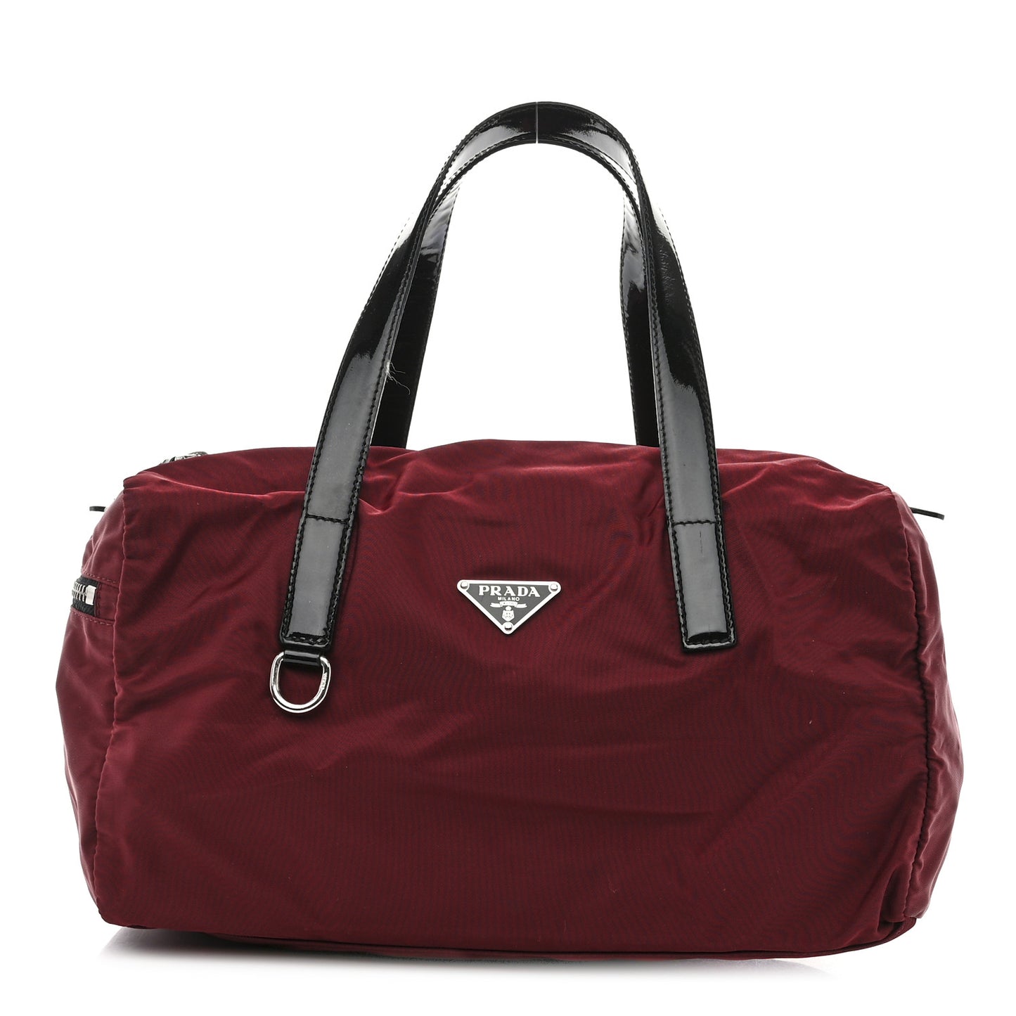 Tessuto Nylon Duffel Granato
