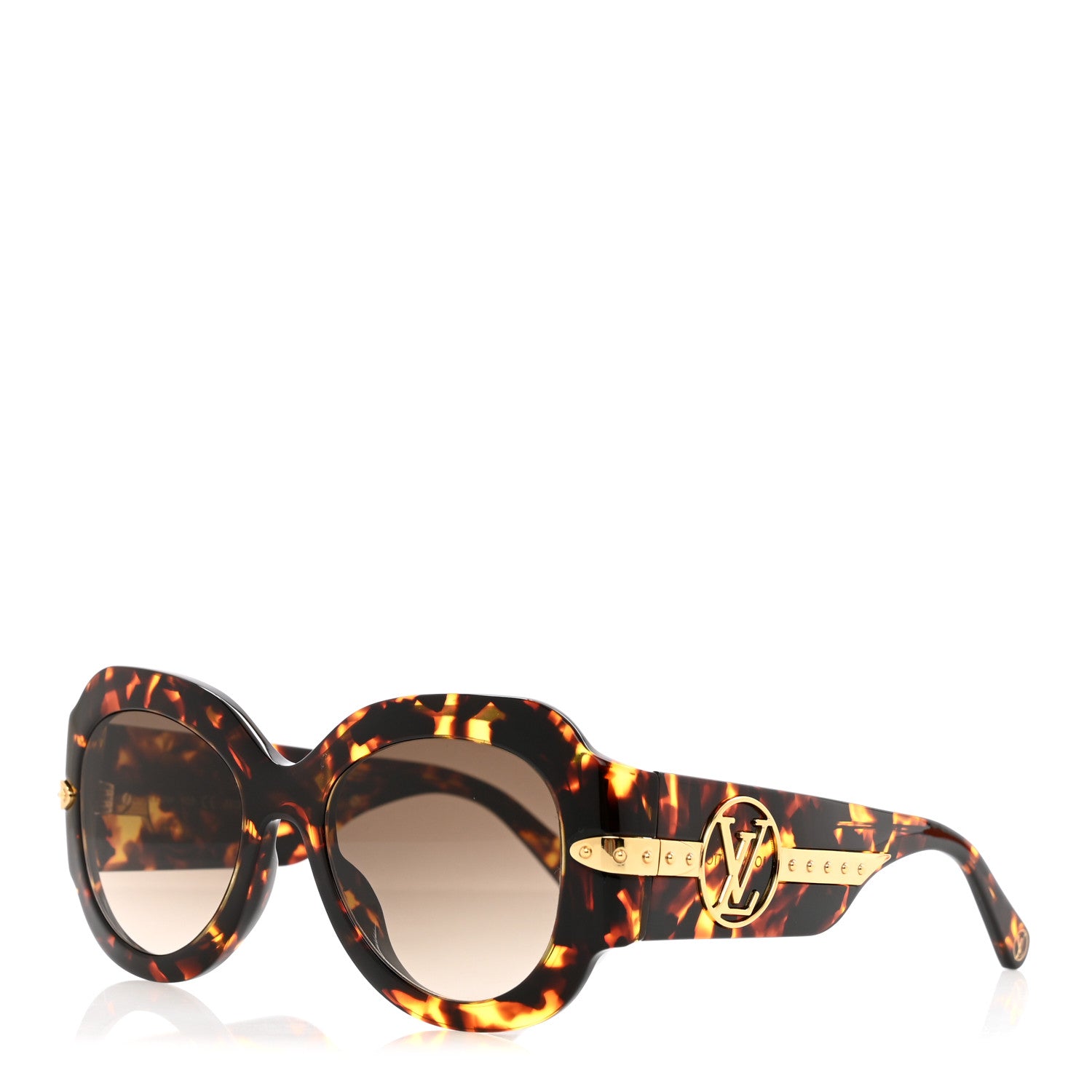 Louis Vuitton Acetate Paris Texas Sunglasses Z1133W Dark Tortoise 1 of 8