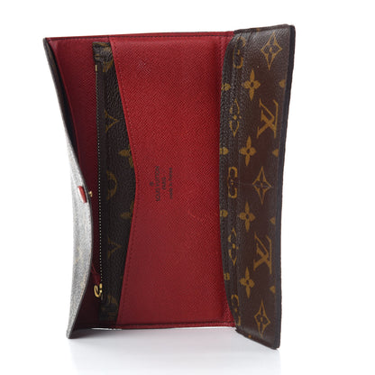 Louis Vuitton Monogram Josephine Wallet Red 6 of 9