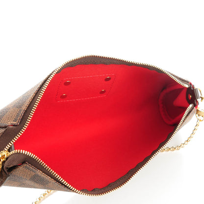 Louis Vuitton Damier Ebene Eva Clutch 6 of 7