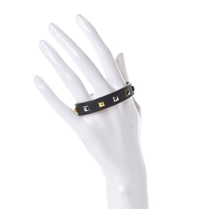 Hermes Swift Mini Dog Square Studded Bracelet T1 Black 2 of 6