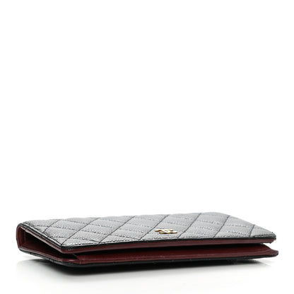 Chanel Caviar Quilted Yen Wallet Black 4 of 11