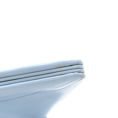 Bottega Veneta Lambskin BV Trine Clutch Ice 9 of 10