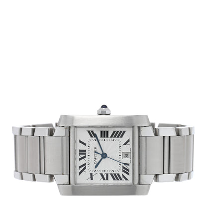 Cartier Stainless Steel 28mm Tank Francaise Automatic Watch 2 of 4