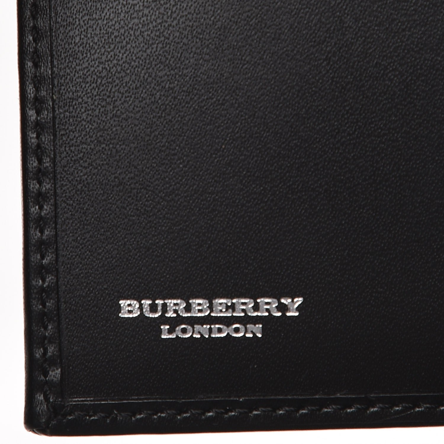 Burberry Nova Check Compact Wallet Black 9 of 9