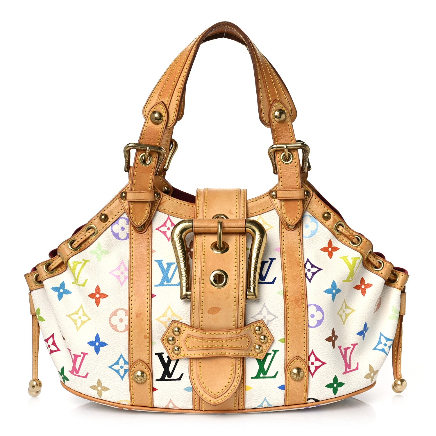 Louis Vuitton Monogram Multicolor Theda GM White 1 of 9