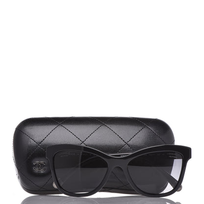 Chanel Polarized CC Cat Eye Sunglasses 5330 Black 10 of 10