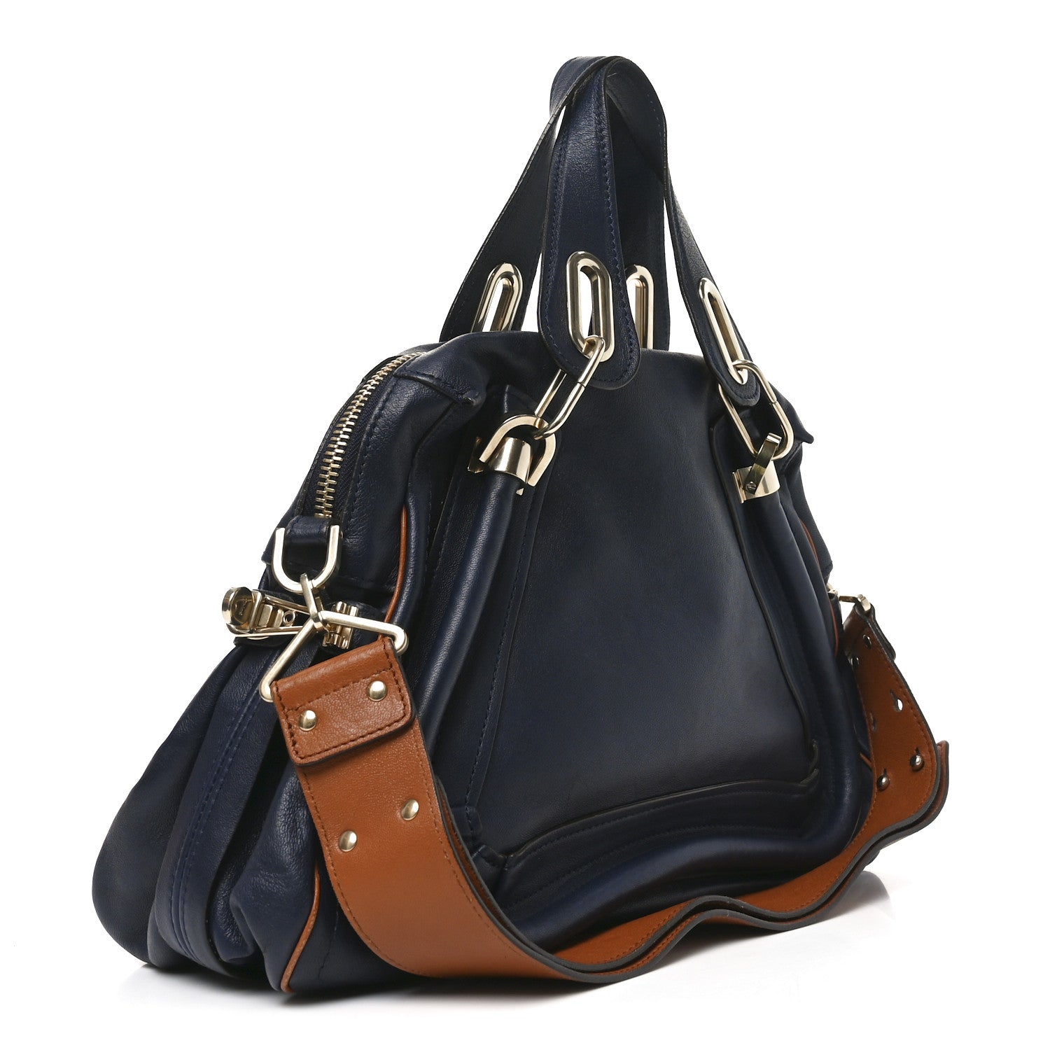 Chloe Calfskin Medium Military Paraty Blue 3 of 11