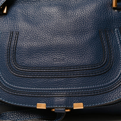 Chloe Calfskin Medium Marcie Satchel Royal Navy 9 of 13