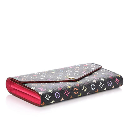 Louis Vuitton Monogram Multicolor Sarah Wallet NM Black Grenade 4 of 7