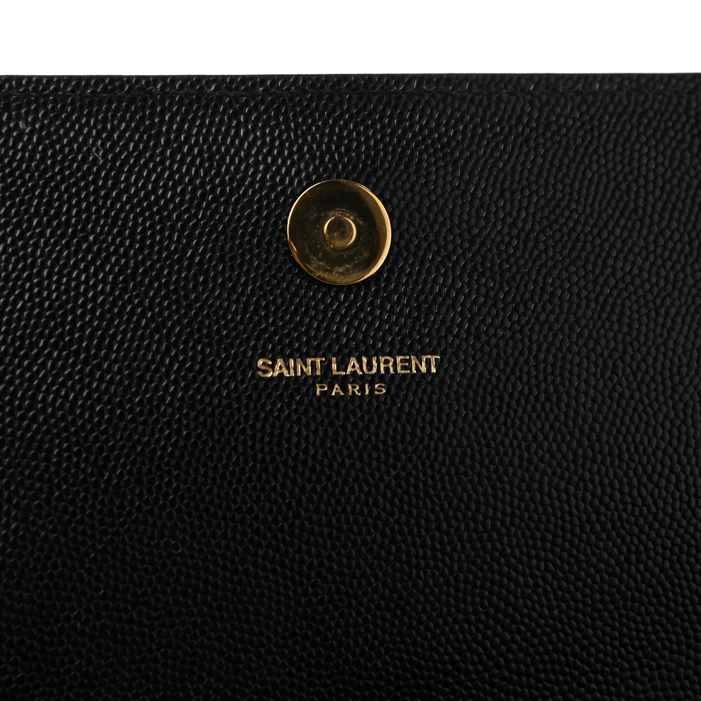 Grain De Poudre Monogram Cassandre Clutch Black