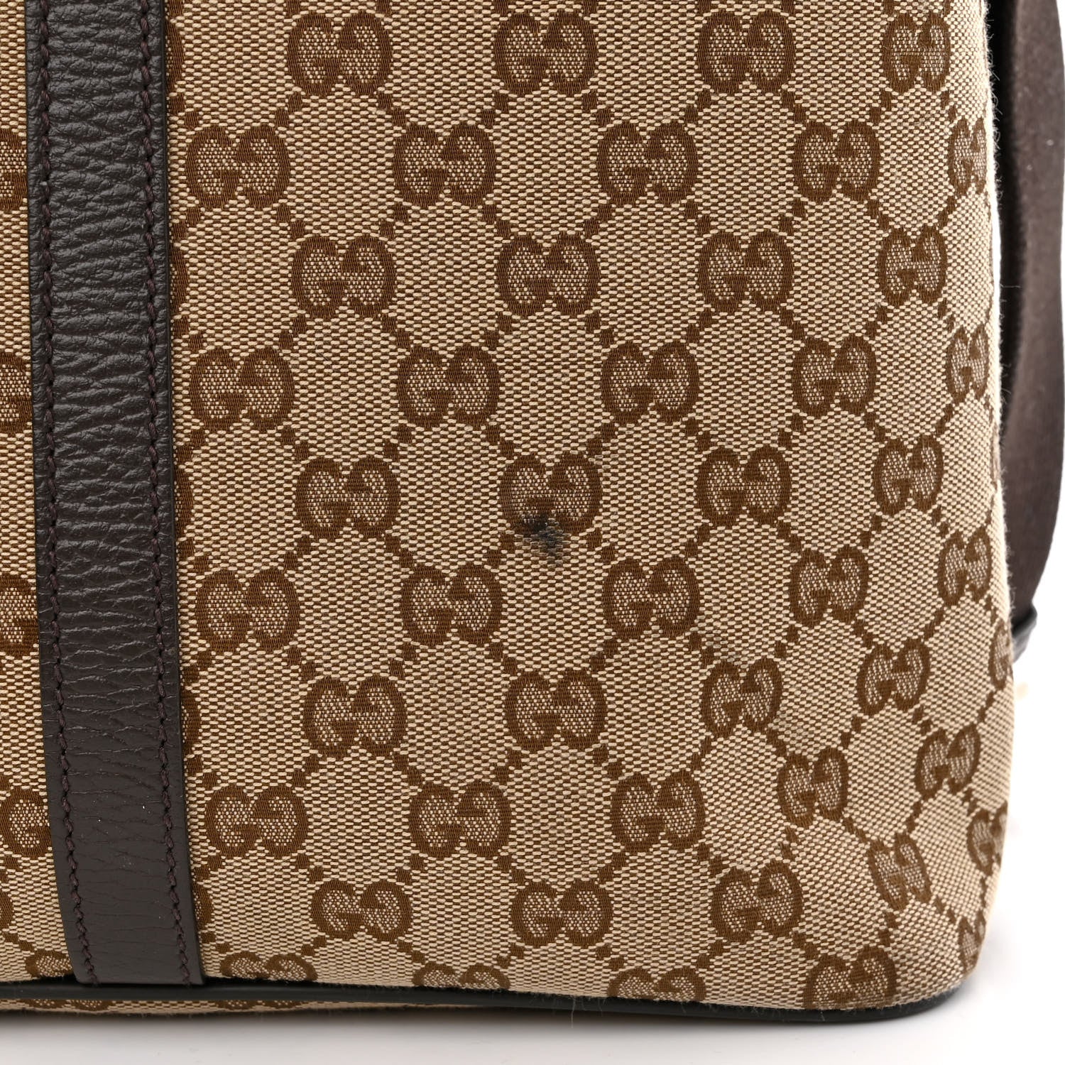 Gucci GG Monogram Large Joy Tote Bag Dark Brown 13 of 15