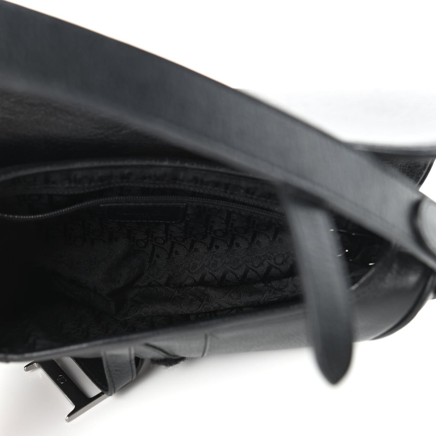 Calfskin Saddle Bag Black