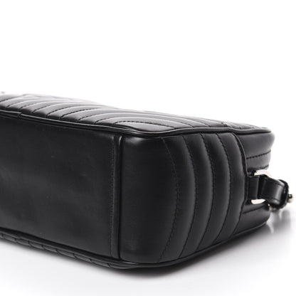 Prada Soft Calfskin Diagramme Crossbody Bag Black 7 of 9