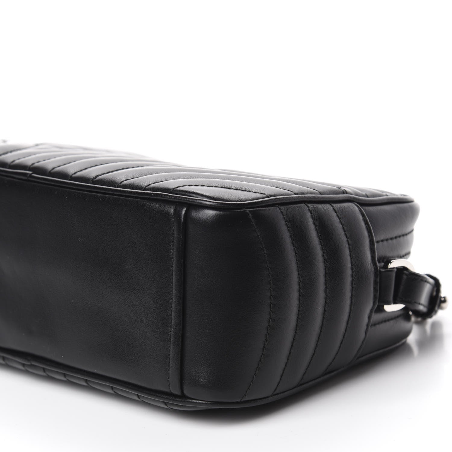 Prada Soft Calfskin Diagramme Crossbody Bag Black 7 of 9