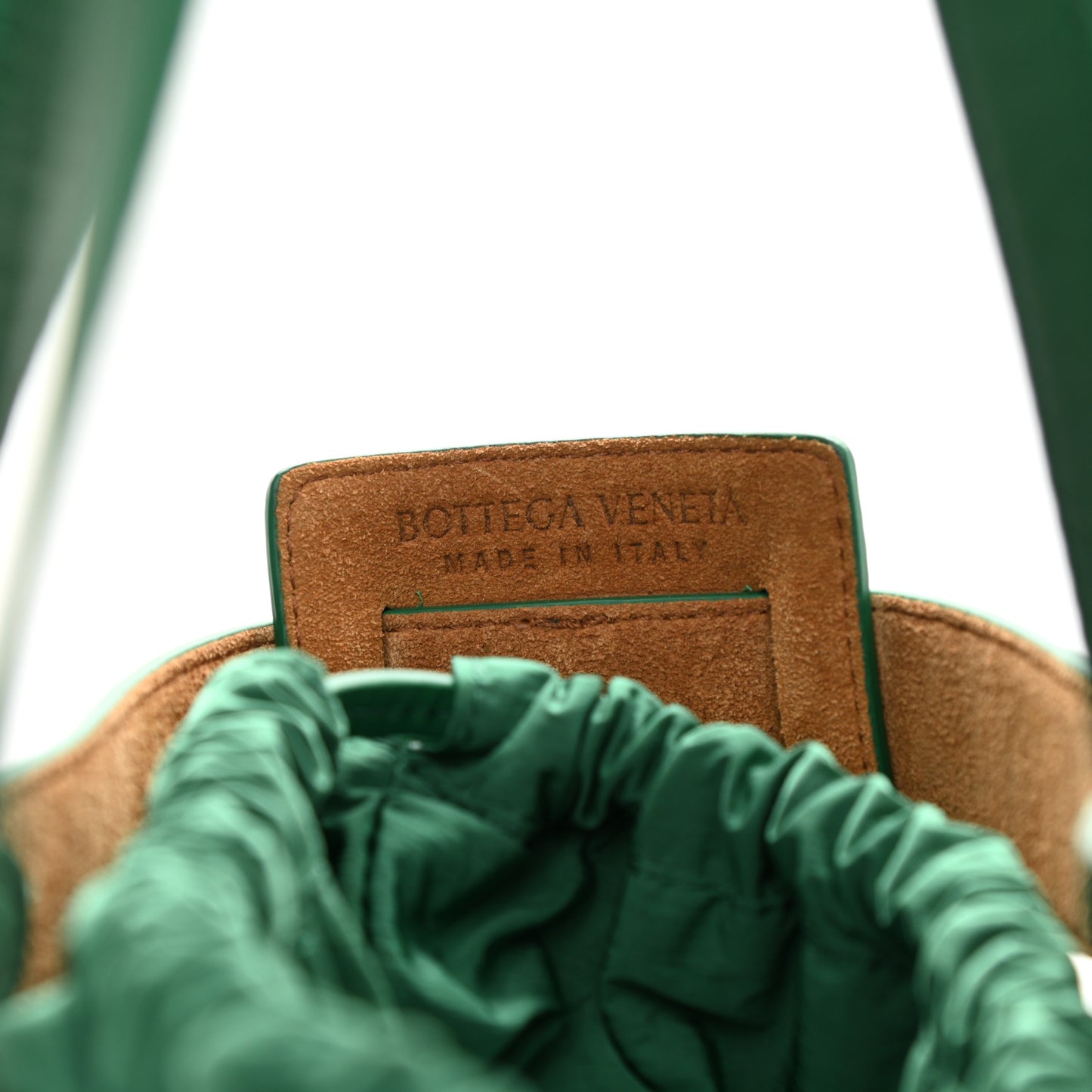 French Calfskin Shell Bag Racing Green