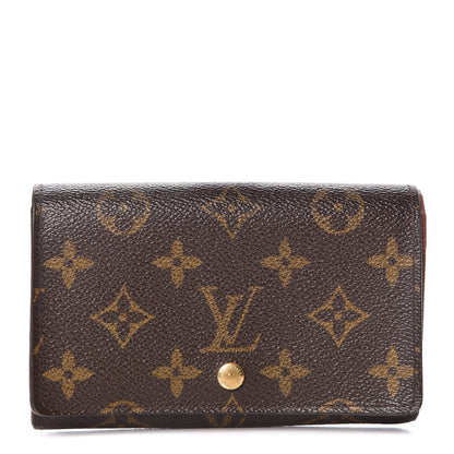 Louis Vuitton Monogram Porte-Monnaie Tresor Wallet 1 of 8