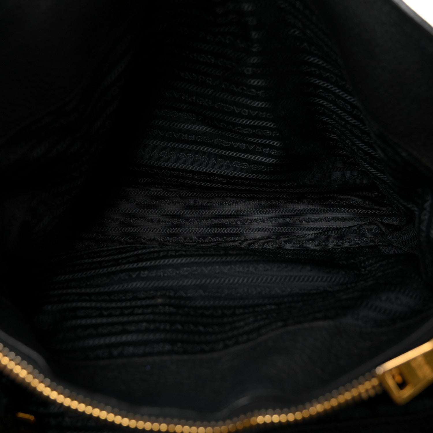 Prada Vitello Daino Tote Black 5 of 12