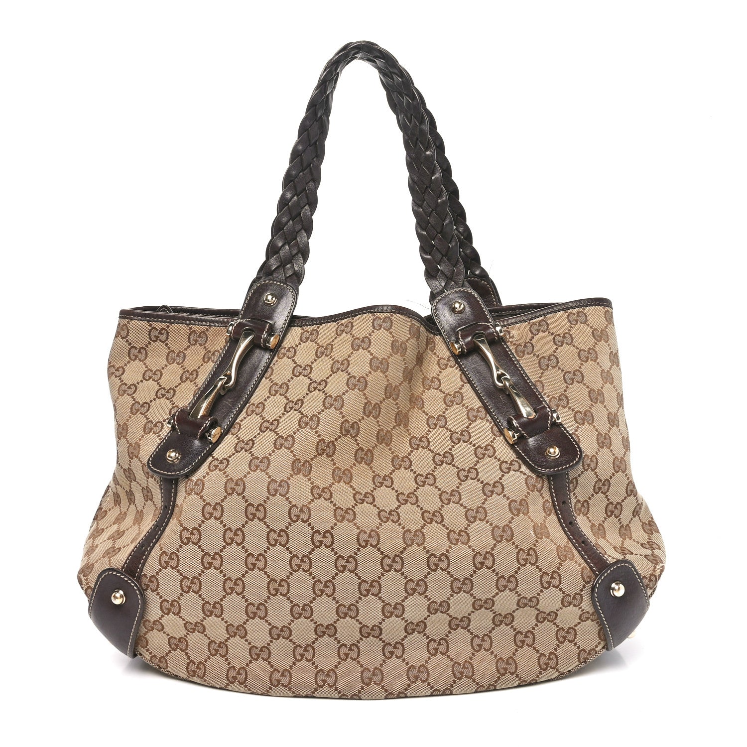 Gucci Monogram Medium Pelham Shoulder Bag Dark Brown 1 of 11