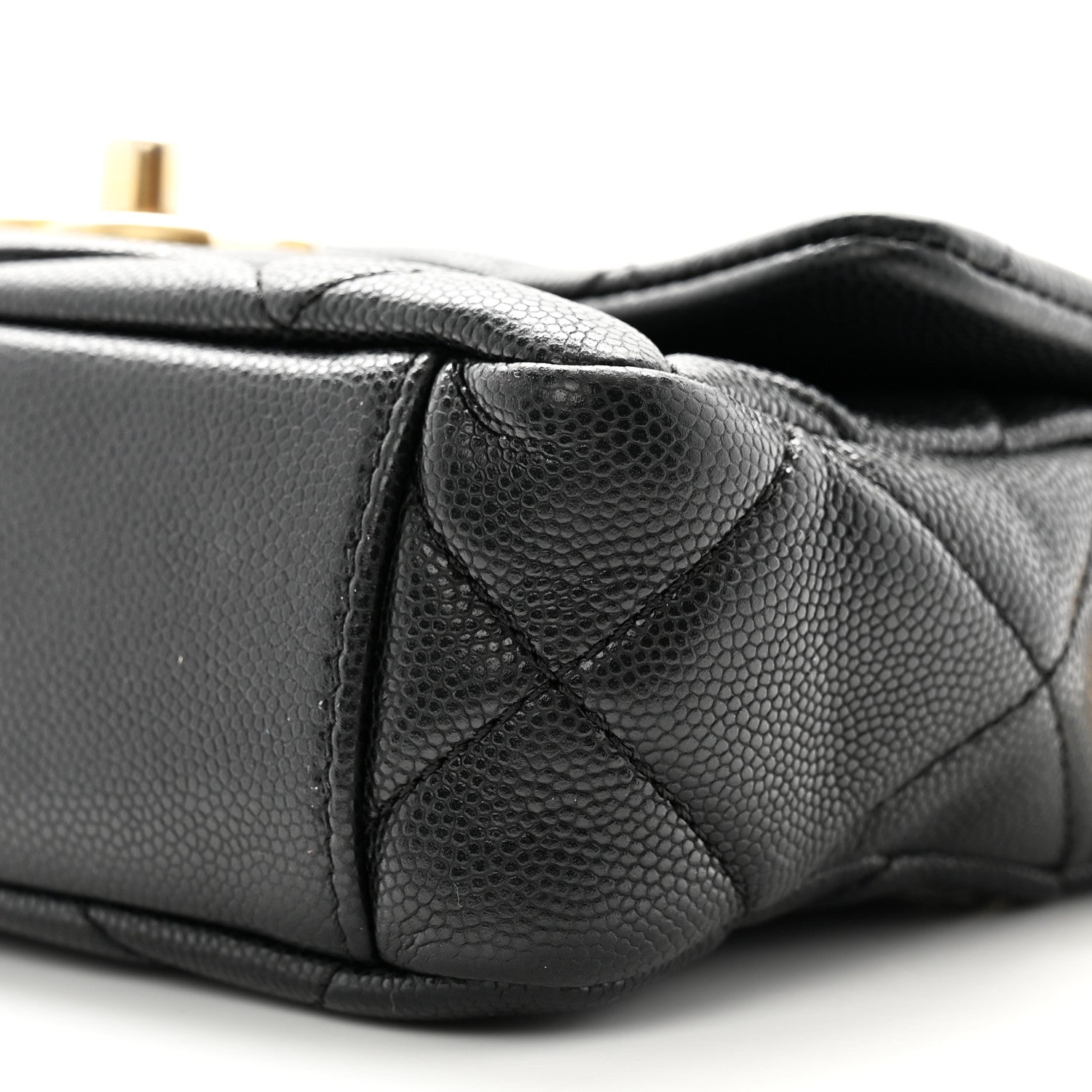 Chanel Caviar Quilted Mini Twist Your Buttons Flap Black 10 of 12