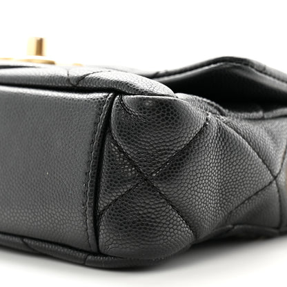 Chanel Caviar Quilted Mini Twist Your Buttons Flap Black 10 of 12