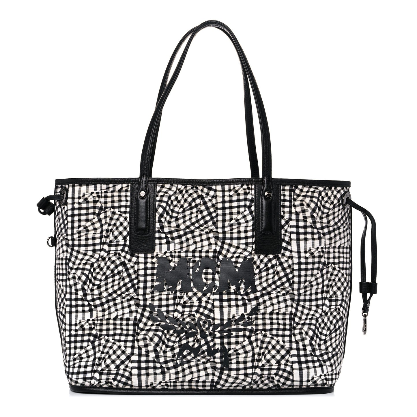 Visetos Medium Liz Reversible Shopper Tote Black