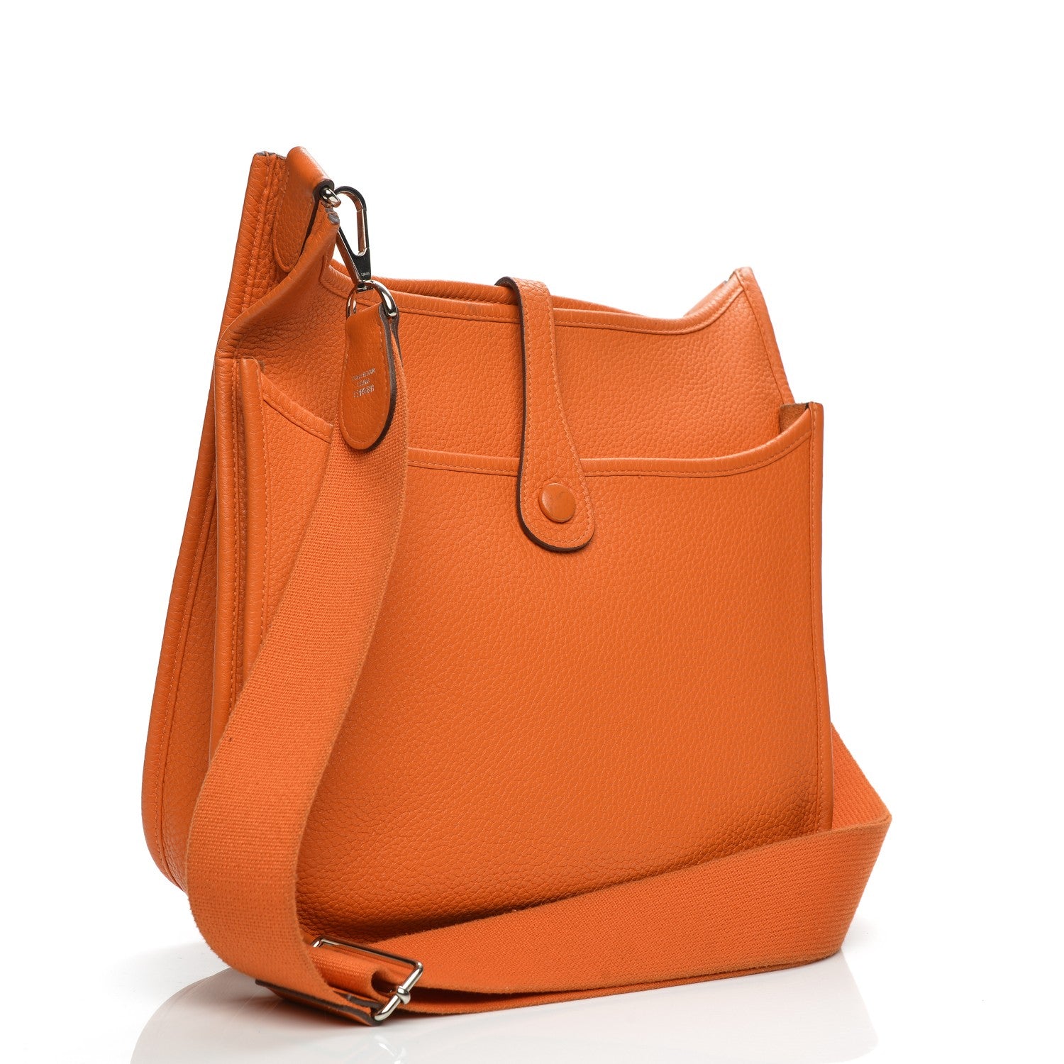 Hermes Taurillon Clemence Evelyne III PM Orange 3 of 9