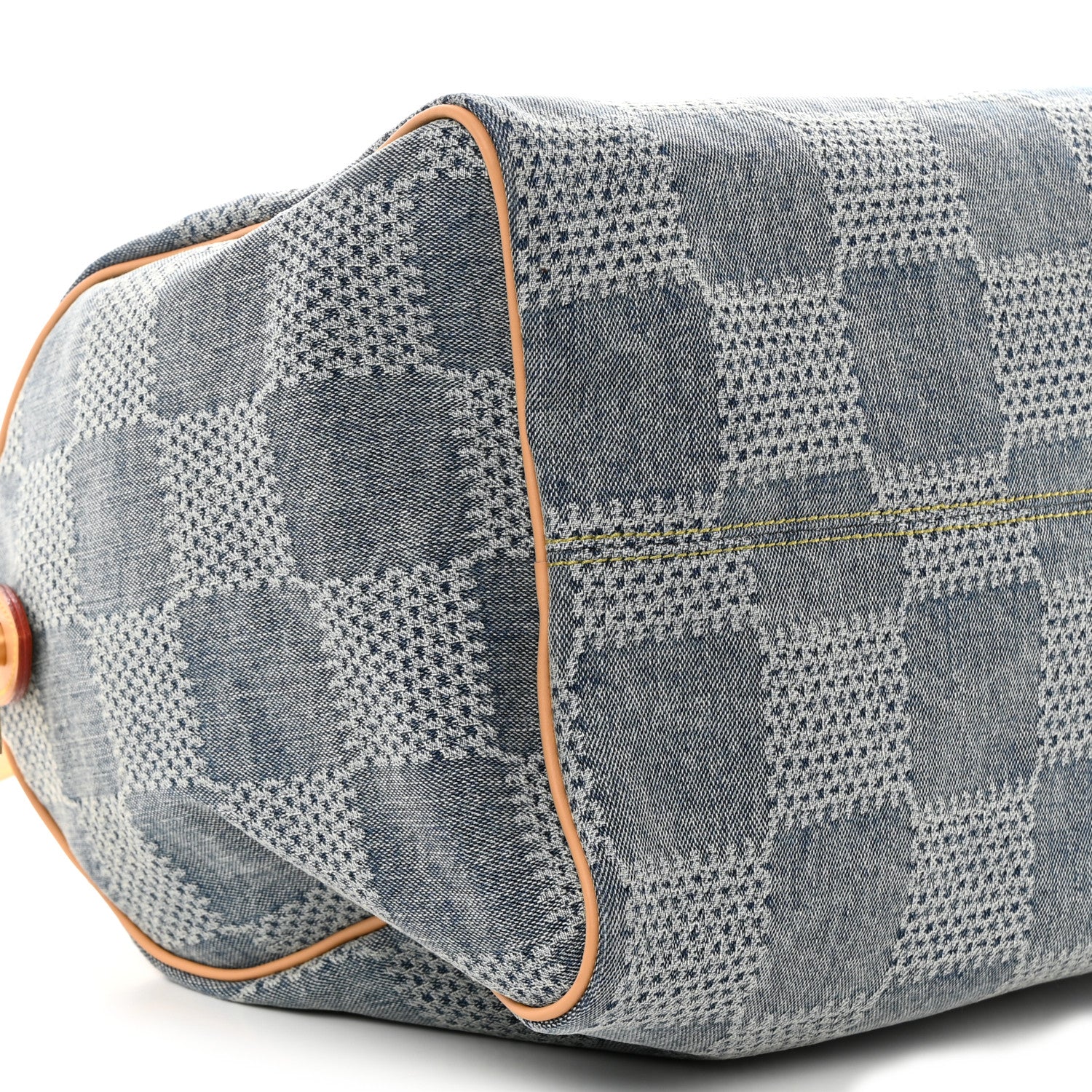 Louis Vuitton Damier Denim 3D Speedy Bandouliere 40 Bleu 7 of 8