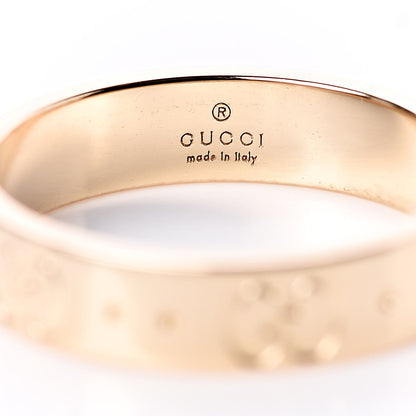 Gucci 18K Yellow Gold 4mm Icon Thin Band Ring 51 5.75 4 of 6