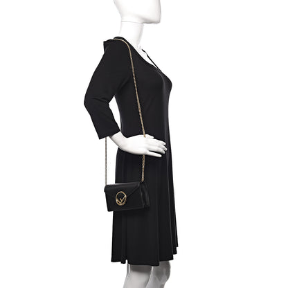 Fendi Vitello Liberty Lucido F is Fendi Envelope Belt Bag Black 2 of 11