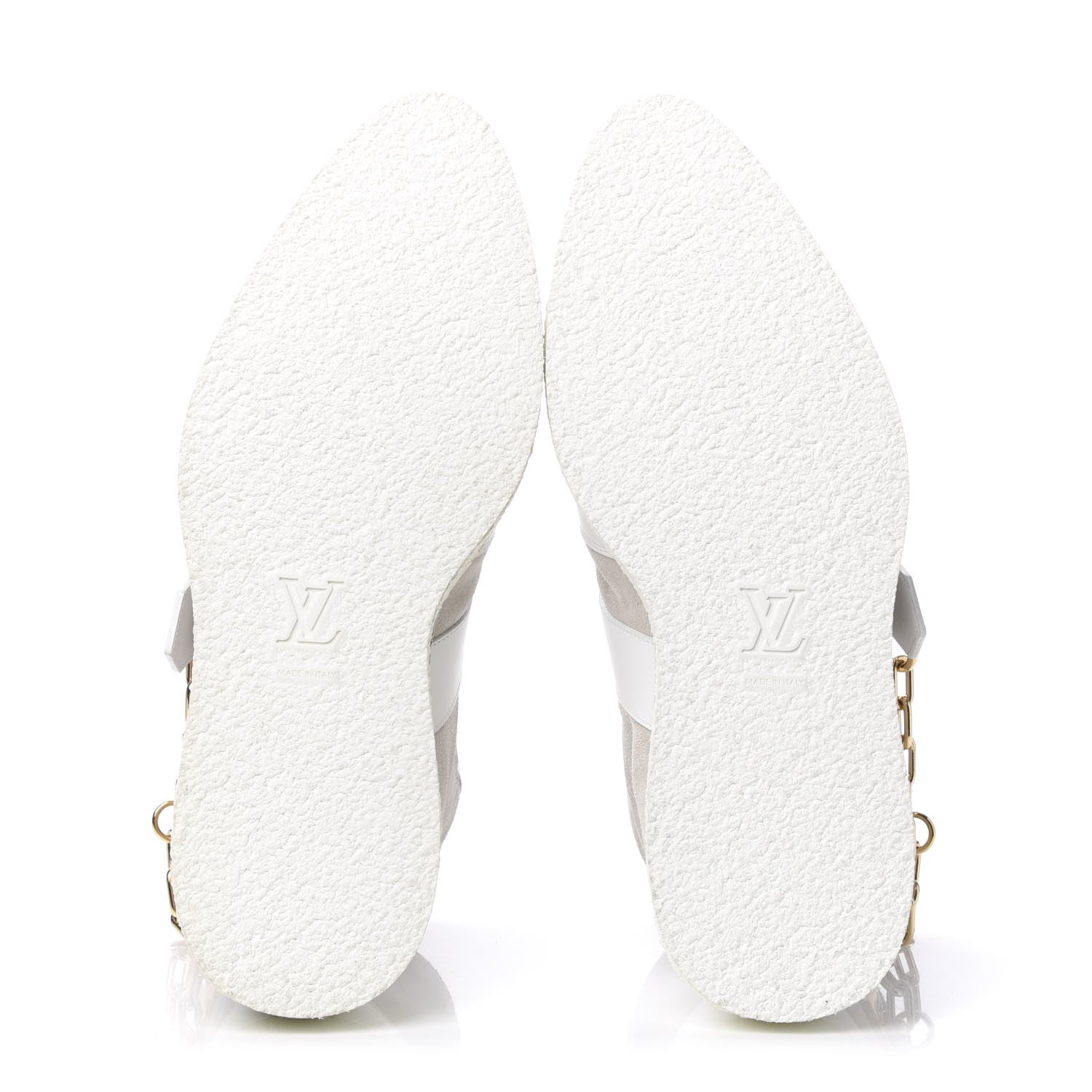 Louis Vuitton Calfskin Suede Mens Creeper Ankle Boots 7.5 White 5 of 9