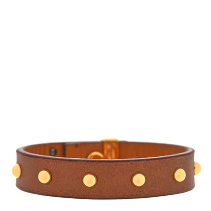 Hermes Swift Mini Dog Clous Ronds Bracelet T1 Gold 3 of 10