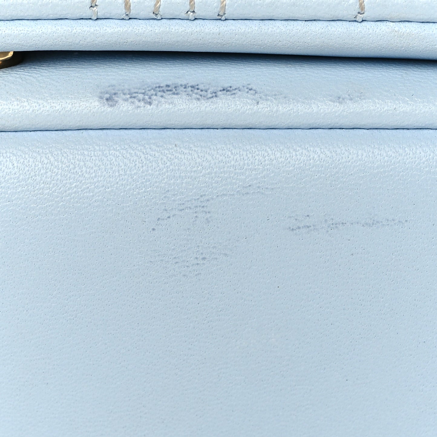 Lambskin Quilted Small Lola Bag Pale Blue
