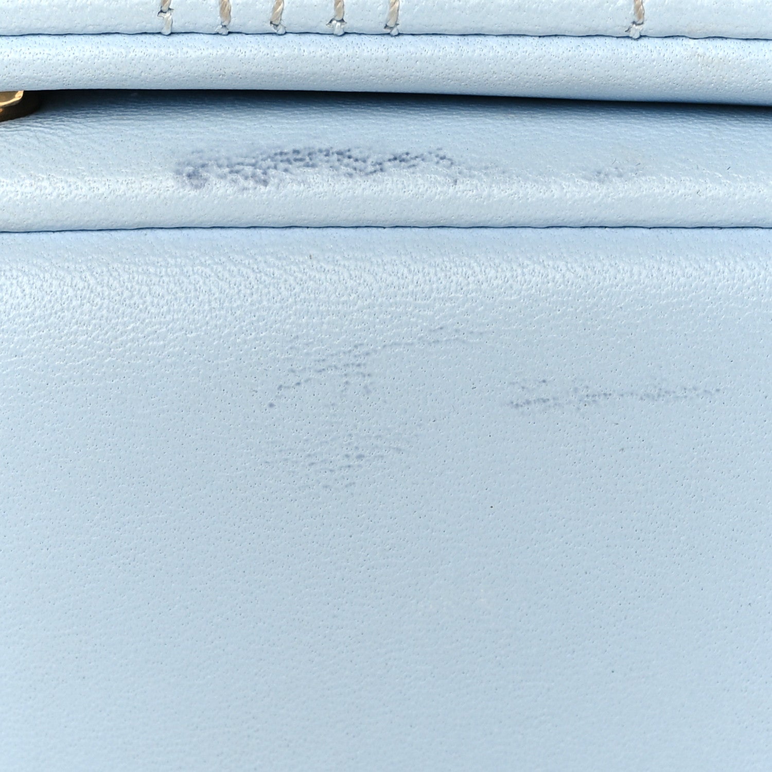 Burberry Lambskin Quilted Small Lola Bag Pale Blue 11 of 12