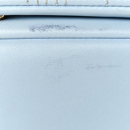 Burberry Lambskin Quilted Small Lola Bag Pale Blue 11 of 12