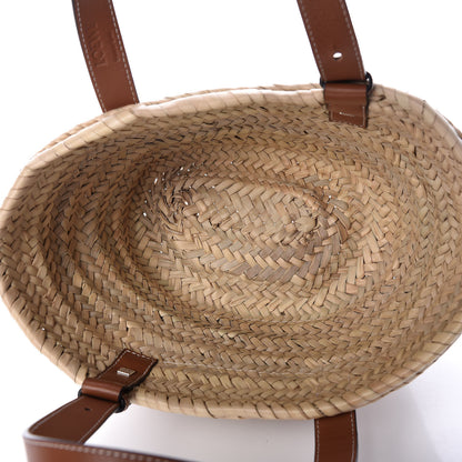 Loewe Raffia Small Basket Tote Bag Natural Tan 5 of 10