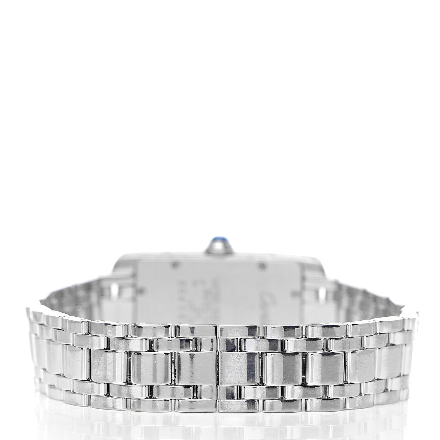18K White Gold 19mm Tank Americaine Quartz Watch