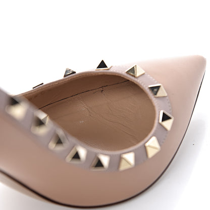 Valentino Garavani Nappa Rockstud 100mm Pumps 38.5 Soft Noisette Poudre 18 of 19