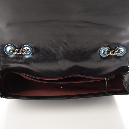 Chanel Glazed Calfskin Quilted Medium Coco Boy Flap Black 6 of 14
