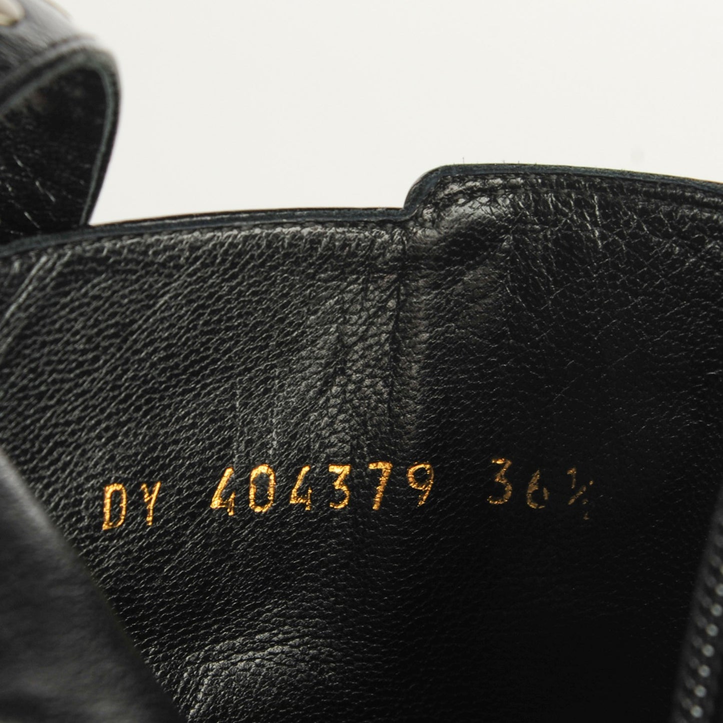 Shiny Calfskin Multi-Studded Strap Fetish 105 Ankle Boots 36 Black