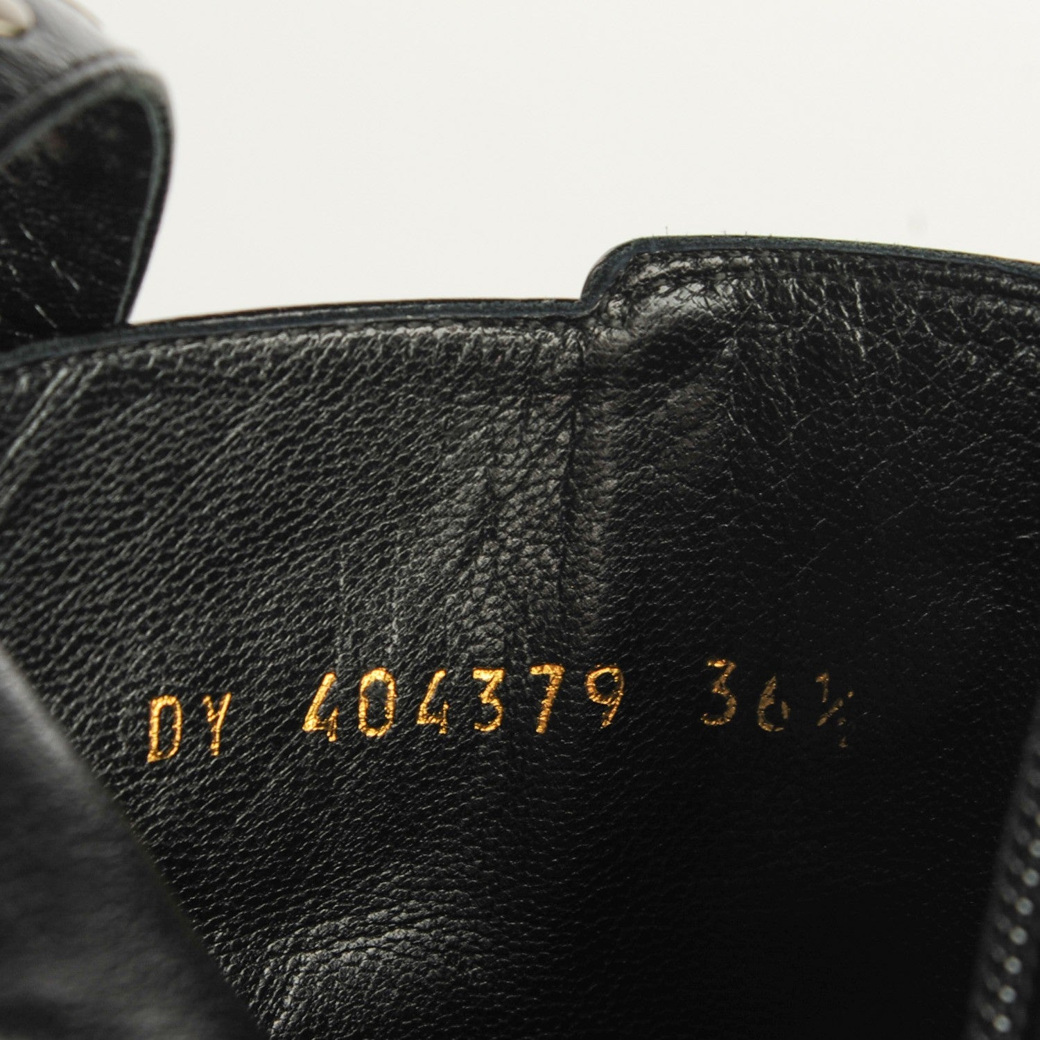 Saint Laurent Shiny Calfskin Multi-Studded Strap Fetish 105 Ankle Boots 36 Black 5 of 8