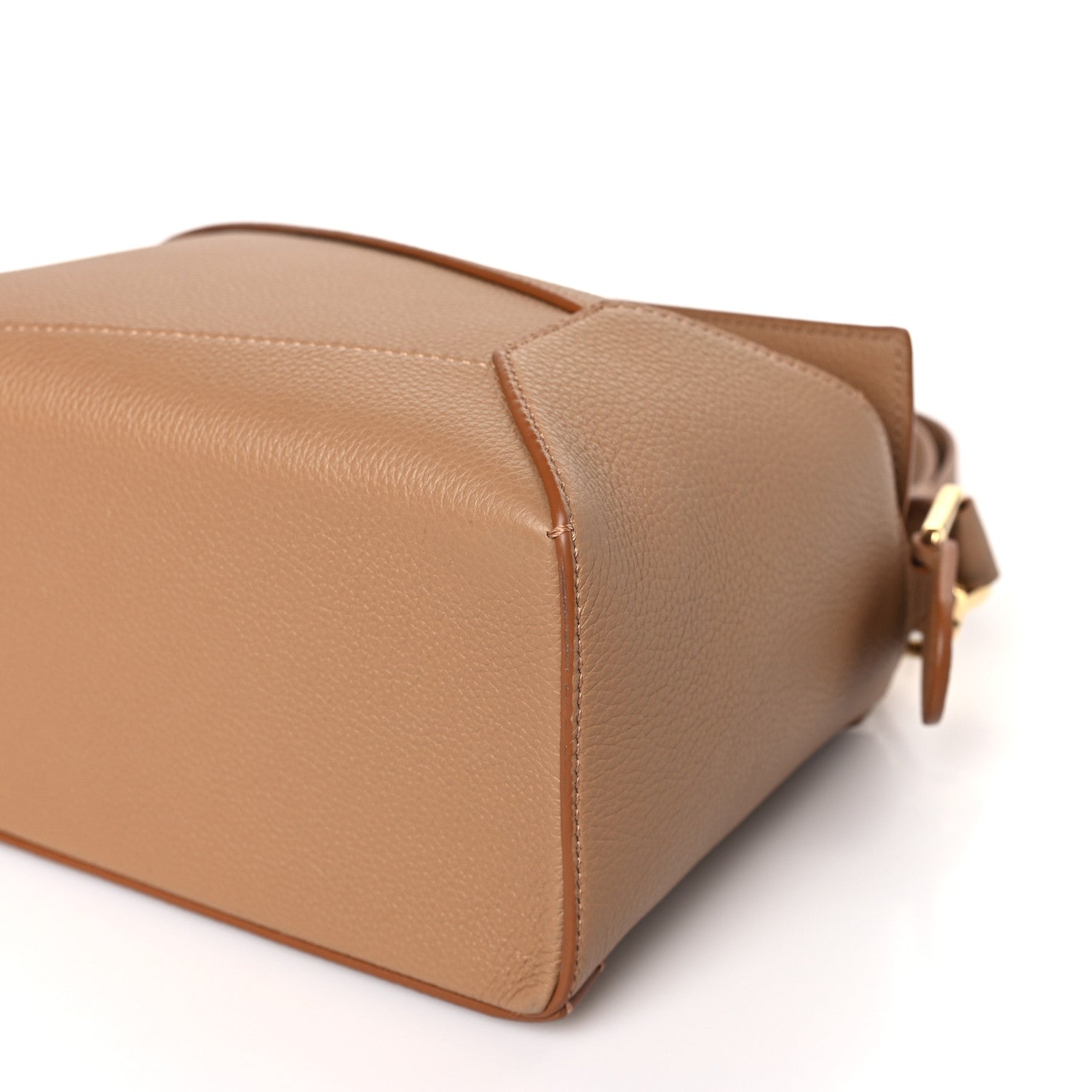 Loewe Grained Calfskin Small Puzzle Edge Bag Toffee 8 of 8
