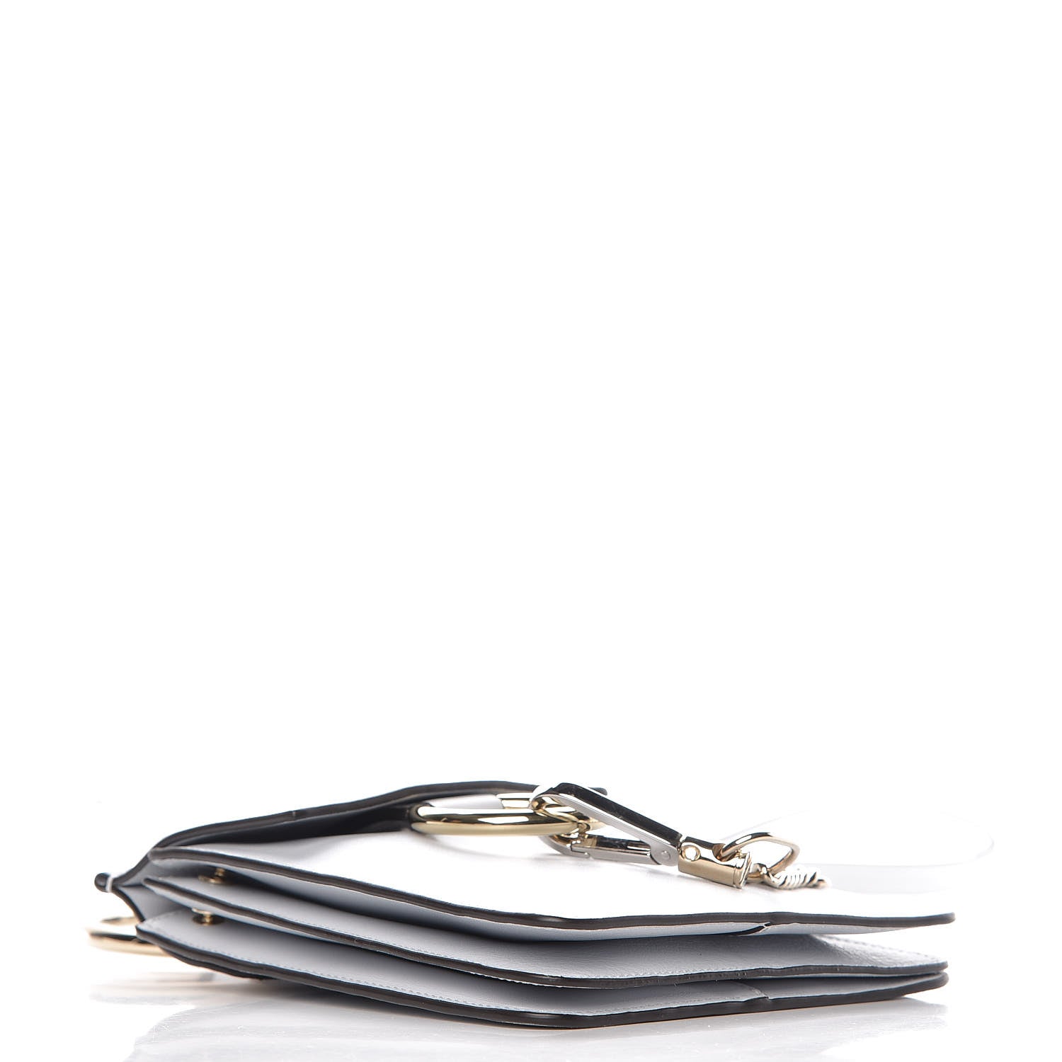 Chloe Suede Calfskin Mini Faye Bracelet Bag Light Cloud 4 of 6