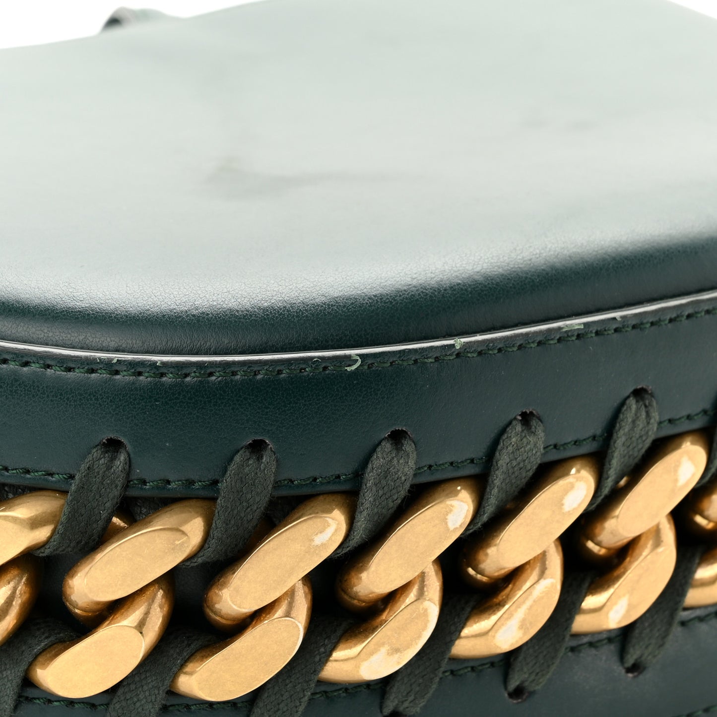 Eco Alter Nappa Small Frayme Shoulder Bag Forest Green